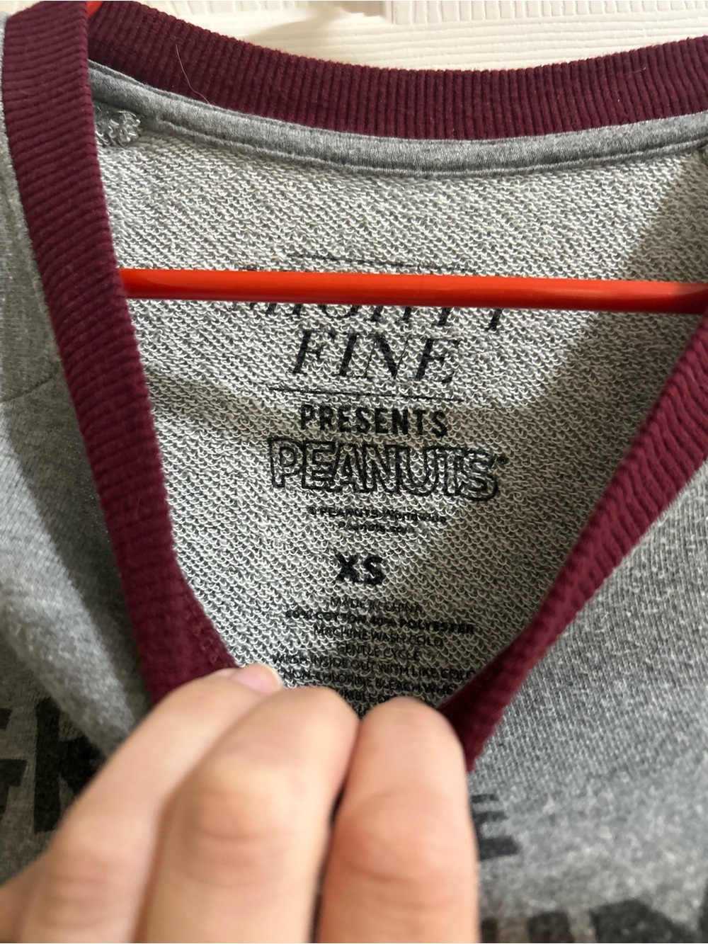 Peanuts The Great Pumpkin sweatshirt size XS - Picture 3 of 5